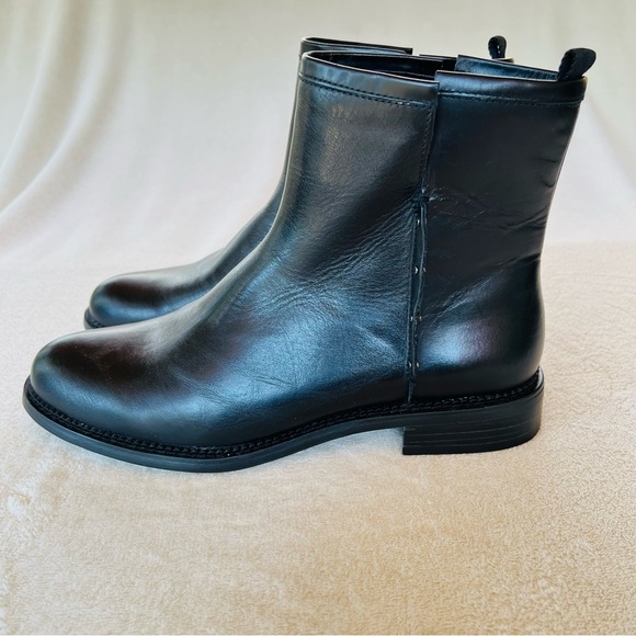 Franco Sarto Black Ankle Boots - Picture 9 of 10